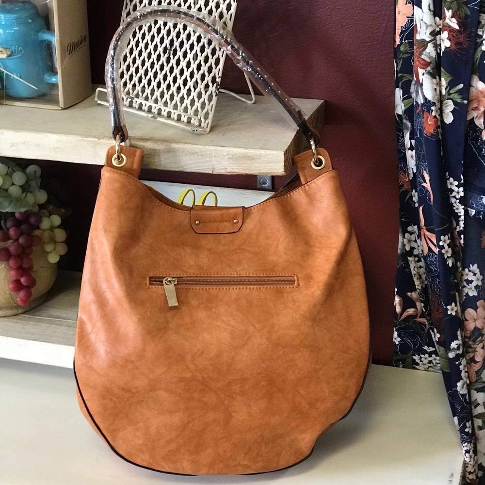 Woven two way tassel hobo shoulder purse - Picture 5 of 6